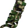 Weiou manufacturer Special Design 0.7CM Width Camouflage Army Green heat transfer printing Polyester shoelaces