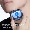 Mini Electric Razor Travel Men's Shaver LED Power Display USB Rechargeable Shaver Multifunctional Portable Razor Wet Dry Use