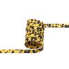 Weiou Personalized Wide Softly Casual Flat Luxury Ribbon Satin Leopard Print Shoelaces for Women Girls Sneaker Shoestring