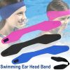 1Pc Swimming Headband Adjustable For Kids & Adults; Swimmers Headband Ear Band Waterproof Ear Protection Band