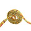 Weiuou Multi colored Fashion Unique Heat Transfer Printed  Shoelaces Polyester Cotton Flat Shoe Laces