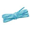 Weiou Manufacturer High Quality Polyester Fashion Turquoise- Blue NB Flat Shoelaces For Shoes