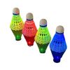 Light-emitting Badminton Ball For Night Outdoor Training; Windproof Plastic Nylon Ball; LIGHT-emitting LED Ball For Night Outdoor Training