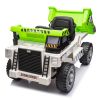 Ride on Dump Truck, 12V Ride on Car with Parents Control, Electric Dump Bed and Extra Shovel,Phone stand,Three-point seat belt,Easy installation,age 3