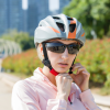 Bicycle Bluetooth helmet. (BT4.1 Bluetooth mode, 2X1W stereo phone, voice navigation GPS, MP3 music, ARGB LED dazzling tail light + left. Right turn s