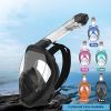 Snorkeling Mask; Full Face Snorkeling & Diving Mask With 180¬∞ Panoramic View With Longer Vent Tube; Waterproof; Anti-Fog & Anti-Leak Technology Mask;